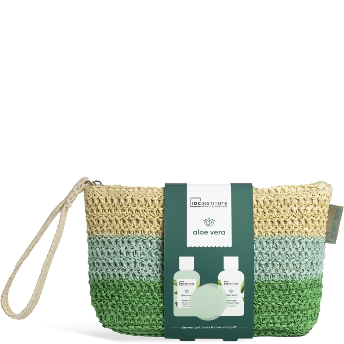 Set Aloe Vera Body Lotion 100ml + Aloe Vera Shower Gel 100ml + Neceser Set Aloe Vera Body Lotion 100ml + Aloe Vera Shower Gel 100ml + Neceser