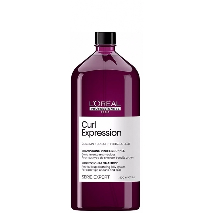 Curl Expression Glycerin+Urea H+Hibiscus Seed Shampoo Gelée