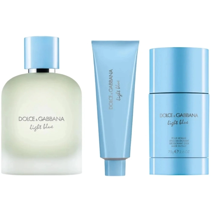 Set Light Blue pour Homme 100ml + Shower Gel 50ml + Stick Deodorant 75g Set Light Blue pour Homme 100ml + Shower Gel 50ml + Stick Deodorant 75g