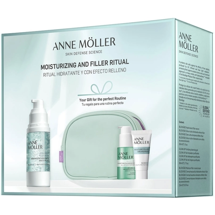 Set Blockâge Sérum Ultra Hidratante Efecto Filler 30ml + 2 Productos + Neceser Set Blockâge Sérum Ultra Hidratante Efecto Filler 30ml + 2 Productos + Neceser