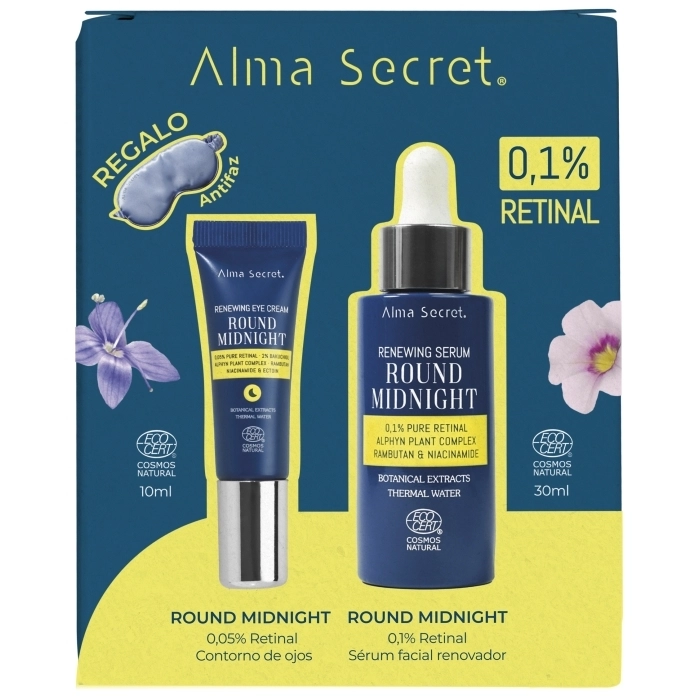 Set Serum 0,1% Retinal Puro 30ml + Round Midnight 0,05% Pure Retinal 10ml Set Serum 0,1% Retinal Puro 30ml + Round Midnight 0,05% Pure Retinal 10ml