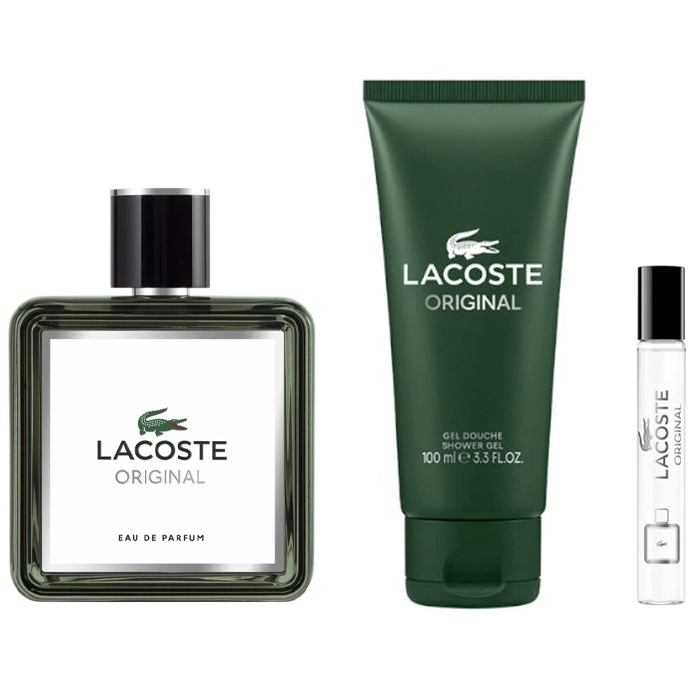 Set Lacoste Original 100ml + 7,5ml + Shower Gel 100ml