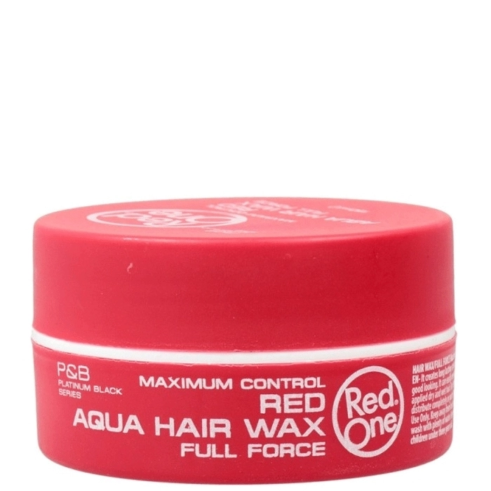 Full Force Aqua Hair Wax Red Gel