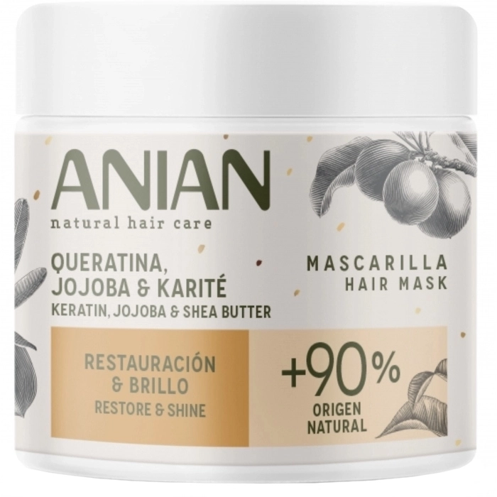 Mascarilla Queratina, Jojoba & Karité