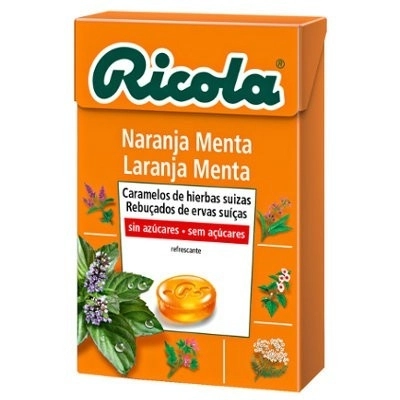 Ricola caramelo naranja 50 g