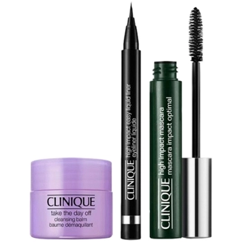 High Impact Mascara Black + Easy Liguid Liner Black + Cleansing Balm 15ml