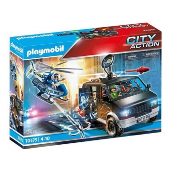 Playset de Vehículos City Action Police Helicopter Playmobil 70575 Helicóptero C