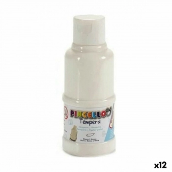 Témperas Blanco (120 ml) (12 Unidades)