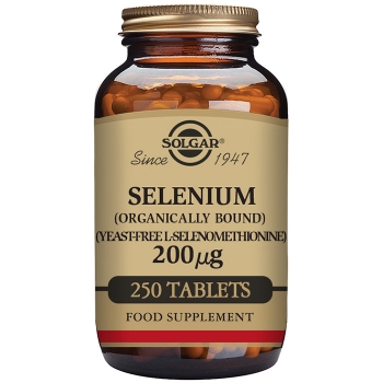 Selenio 200 µg (Sin levadura)