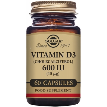 Vitamina D3 600 UI (15 μg) (Colecalciferol)