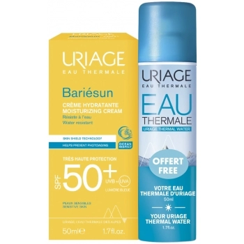 Set Bariésun Crema SPF50+ 50ml + Spray Agua Termal 50ml