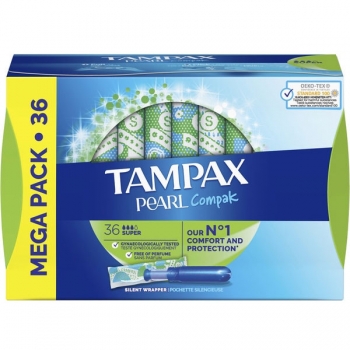 Tampax Pearl Compak Super Tampax Pearl Compak Super