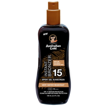 Instant Bronzer Spray Gel Sunscreen SPF15 Instant Bronzer Spray Gel Sunscreen SPF15
