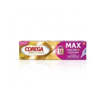 Corega max fijacion + confort 1 tubo 40 g sin sabor