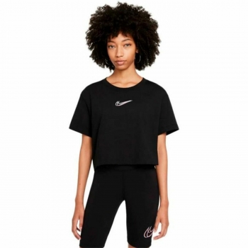 Camiseta Deportiva de Manga Corta Nike Sportswear Negro