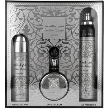 Set Fakhar 100ml + Deo spray 200ml + Air freshener 300ml