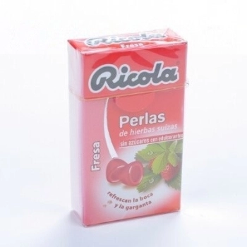 Ricola perlas fresa 25 g