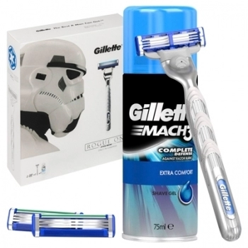Set Gillette Mach3 Turbo Maquinilla + Recambios + Gel