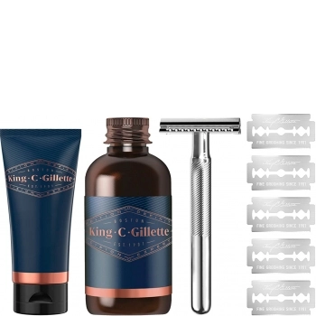 Set Compact Styling Shave Gel 30ml + Face Wash 60ml + Maquinilla + Recambio