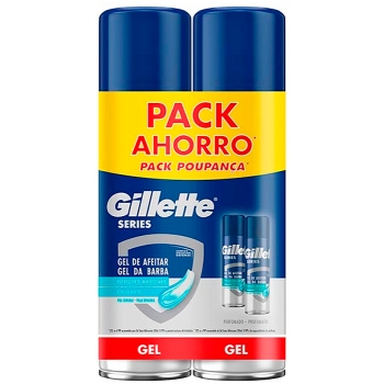 Set Pack Ahorro Gillette Series Gel de Afeitar 2x200ml