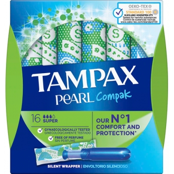 Tampax Pearl Compak Super Tampax Pearl Compak Super