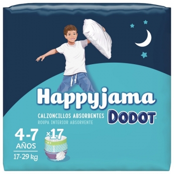 Dodot Happyjama Calzoncillos 4-7 años 17-29kg