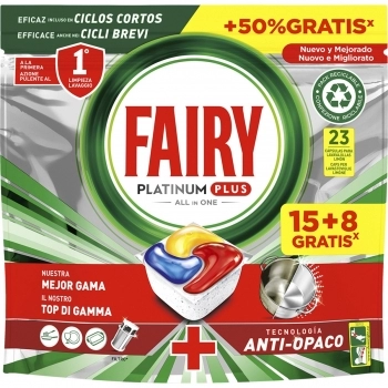 Fairy Detergente Lavavajillas Platinum Plus