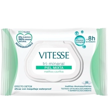 Toallitas Desmaquillantes Tri-Mineral Piel Mixta