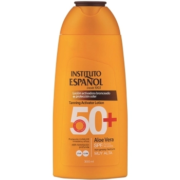Loción Activadora del Bronceado + Protección Solar SPF50+