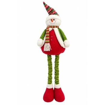 Muñeco de Nieve Extensible con Bufanda