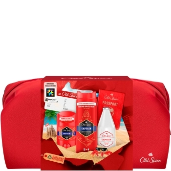 Set Old Spice Captain Gel + Shampoo 250ml + Deo Stick 50ml + After Shave 100ml