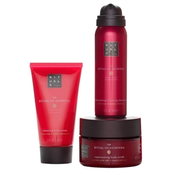 Set Ritual of Ayurveda Shower Gel 50ml + Body Scrub 125g + Body Cream 70ml