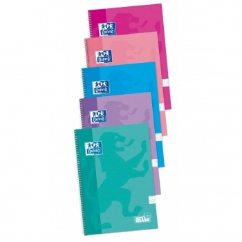 Cuaderno Oxford Multicolor 80 Hojas Din A4 (5 Unidades)