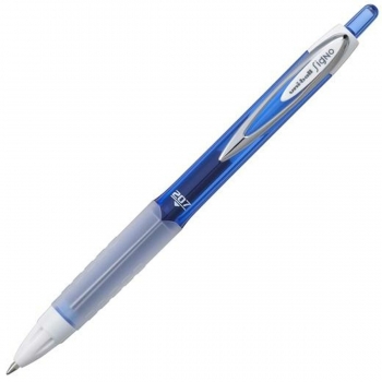 Bolígrafo de tinta líquida Uni-Ball Rollerball Signo UM-207 Azul 12 Unidades