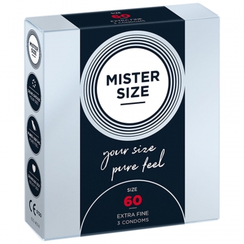 Preservativos Mister Size Extrafinos (60 mm)