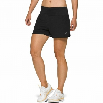 Pantalones Cortos Deportivos para Mujer Asics Ventilate 2-N-1 Negro Pantalones Cortos Deportivos para Mujer Asics Ventilate 2-N-1 Negro