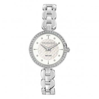 Reloj Mujer Trussardi T-CHAIN (Ø 28 mm) Plateado