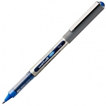 Bolígrafo de tinta líquida Uni-Ball Rollerball Eye Fine UB-157 Azul 12 Unidades