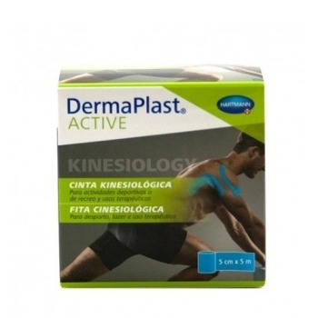 Cinta kinesiológica dermaplast active color azul 5 cm x 5 m 1 u Cinta kinesiológica dermaplast active color azul 5 cm x 5 m 1 u
