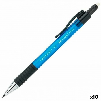 Portaminas Faber-Castell Grip  Matic Azul 0,5 mm (10 Unidades)