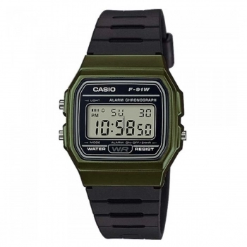 Reloj Hombre Casio VINTAGE (Ø 35 mm) Negro y Verde