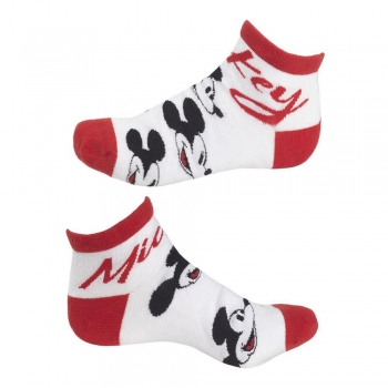 Calcetines Mickey Mouse Unisex 3 pares Multicolor