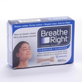 Breathe right clasica t- peq-med 30 u