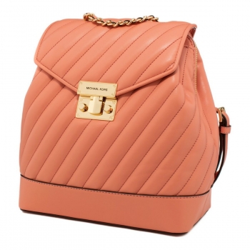 Mochila Michael Kors 35F1GXOB6U-SHERBERT Rosa Piel
