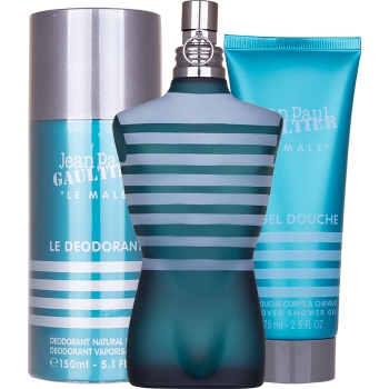 Set Le Male 125ml + Gel 75ml + Deodorant 150ml