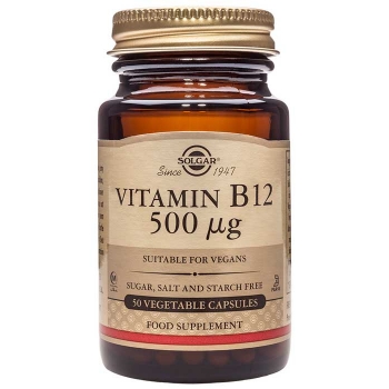 Vitamina B12 500 mcg (Cianocobalamina)