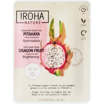 Mascarilla Facial Iluminadora con Pitahaya y Ácido Hialurónico Mascarilla Facial Iluminadora con Pitahaya y Ácido Hialurónico