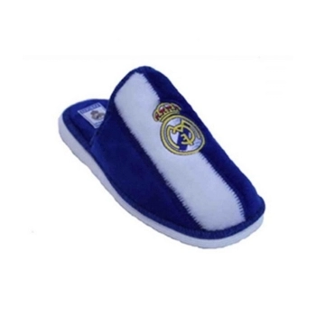 Zapatillas de Estar por Casa Real Madrid Andinas 790-90 Blanco Azul Adultos
