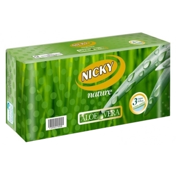 Pañuelos Faciales Perfumados con Loción de Aloe Vera