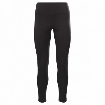 Mallas Deportivas de Mujer Reebok Vector Tape Negro Mallas Deportivas de Mujer Reebok Vector Tape Negro